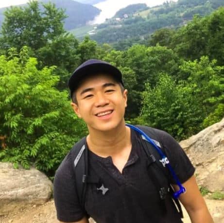 Kevin Zheng hiking
