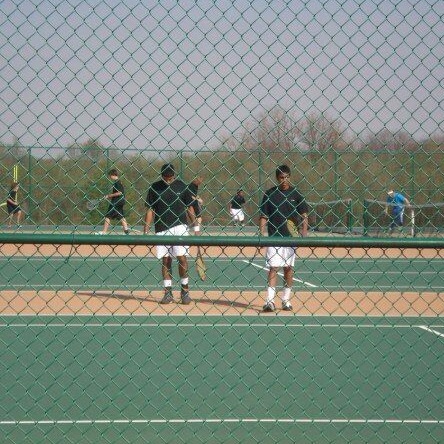 Mohit Birdi playing tennis