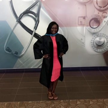 Tai Jean in a doctors office