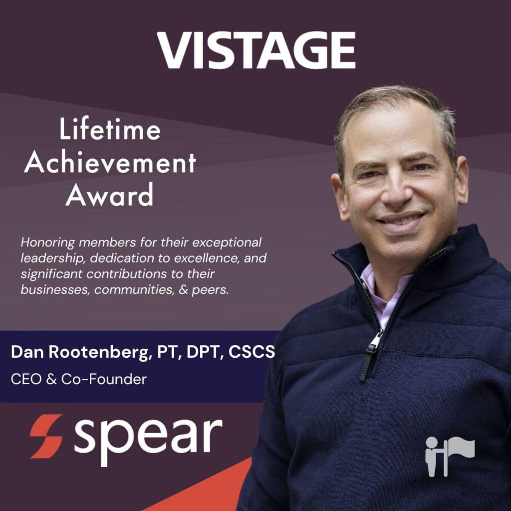 Dan Rootenberg, CEO & Co-Founder of Spear, Honored with 2025 Vistage Lifetime Achievement Award